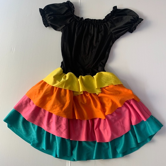 Girl's sleeve-let skeletal dress - Picture 2 of 6